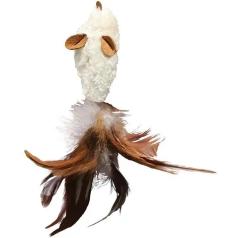 Kong Feather Muis Catnip - Kattenspeelgoed - 17 cm
