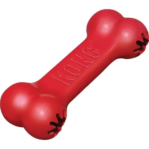 Kong Goodie Bone S - Kauwspeelgoed - 112 mm x 21 mm x 3 mm - Rood