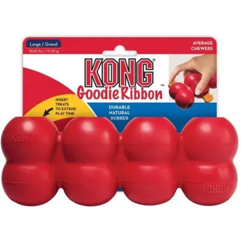 Kong Goodie Ribbon Rood - - Large