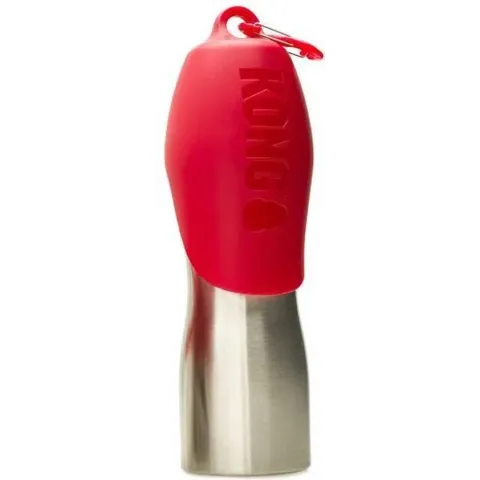 KONG H2O DRINKFLES RVS ROOD 740 ML