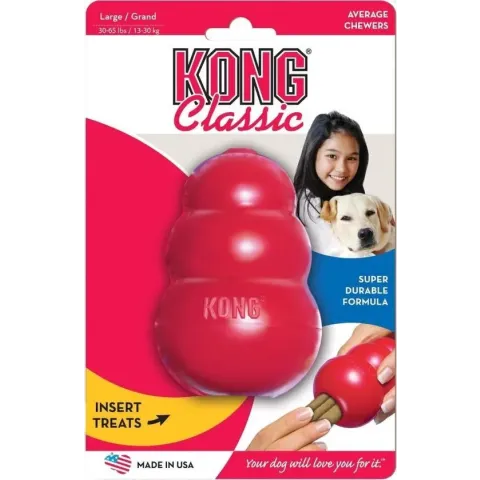 Kong Kauwbot - Hondenspeelgoed - Rood - S
