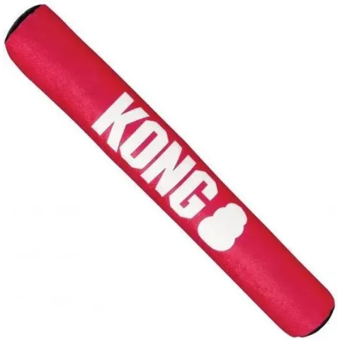 Kong signature stick rood / zwart 46x6x6 cm