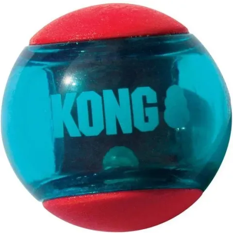 Kong squeez action rood 8,5x8,5x8,5 cm
