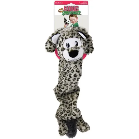 Kong Stretchezz Jumbo Luipaard XL - Hondenspeelgoed - 58 cm