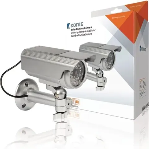 KONIG - Bullet Dummy Camera IP44 Zilver