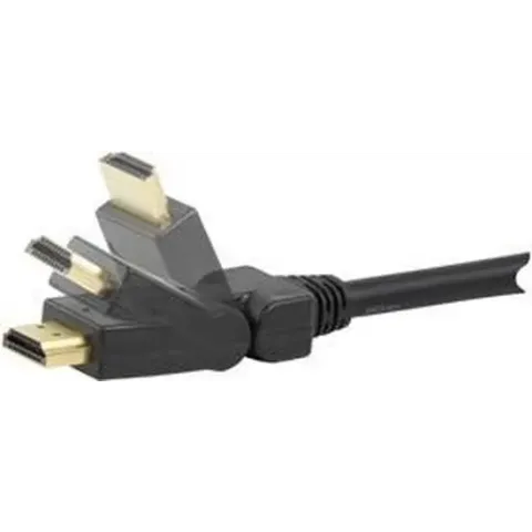 Konig HDMI 1.3 Kabel met Swivel Connectoren 1.5m
