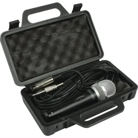 König KN-MIC50C - Dynamische Microfoon met Koffer - Zwart