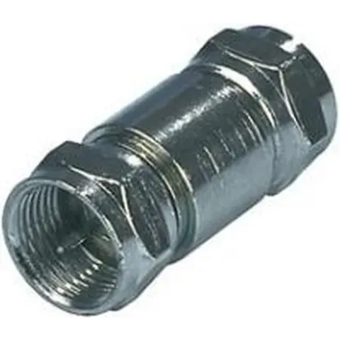 Konig Koppelstuk f-connector mannelijk - f-connector mannelijk