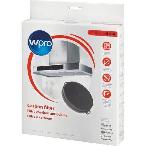 koolstoffilter rond �210x35mm