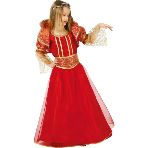 Kostuum voor een middeleeuwse koningin voor meisjes - Verkleedkleding - 134-146