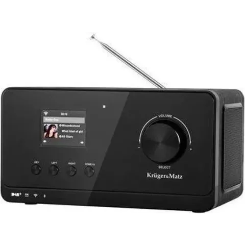 Krüger & Matz KM0816 - DAB+, internet en FM radio met Bluetooth connectiviteit  - Zwart