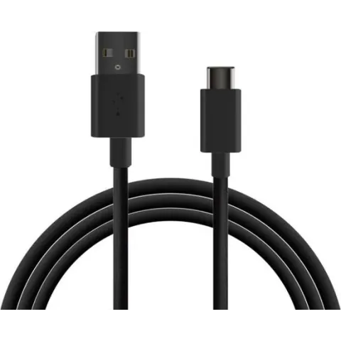 Ksix BXCUC03 USB-kabel 1 m USB C USB A Mannelijk Zwart