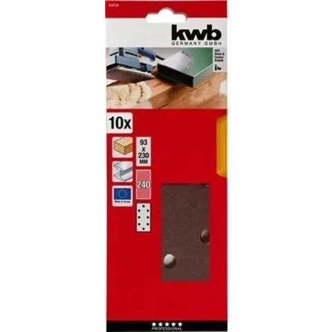 KWB 10 Geperforeerde Stroken, Korrel 93 K240