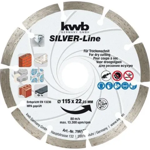 KWB Kraftixx Diamantschijf - 115 mm 7961-70