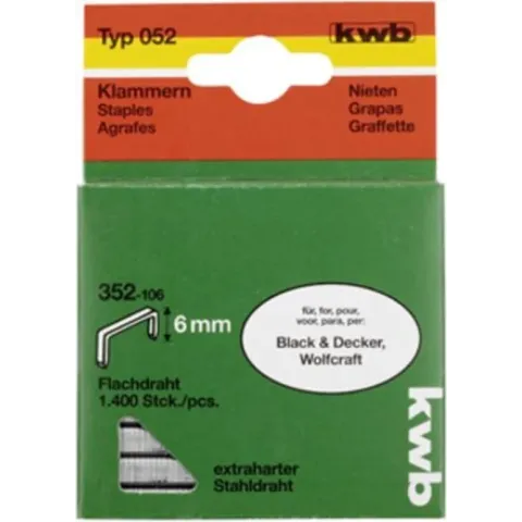 KWB Nieten Hard Type 052C - 10 mm - 900 Stuks
