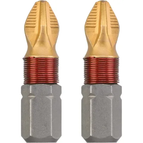 KWB Titaan Bits, 25mm, Phillips/ kruisgleuf PH1 2 stuks