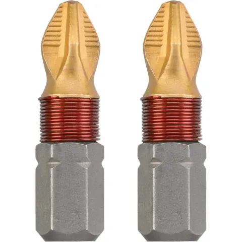 KWB Titaan Bits, 25mm, Phillips/ kruisgleuf PH2 2 stuks