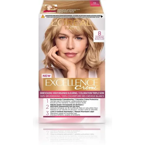 L’Oréal Paris Excellence Crème 8 - Lichtblond - Haarverf