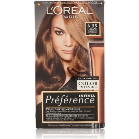 L’Oréal Paris Préférence 6.35 - Donker Goud Mahonie Blond - Haarverf met Color extender