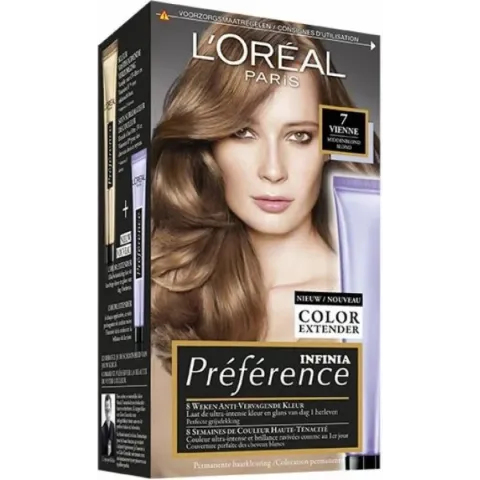 L’Oréal Paris Préférence 7 - Midden Blond - Haarverf met Color extender
