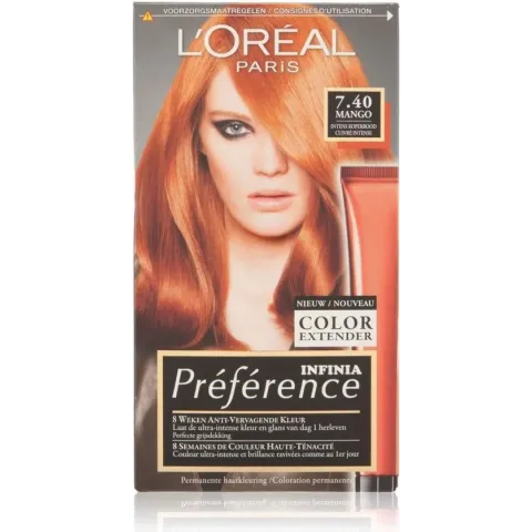 L'Oréal Paris Préférence Haarverf - 7.4 Intens Koperrood - Color extender