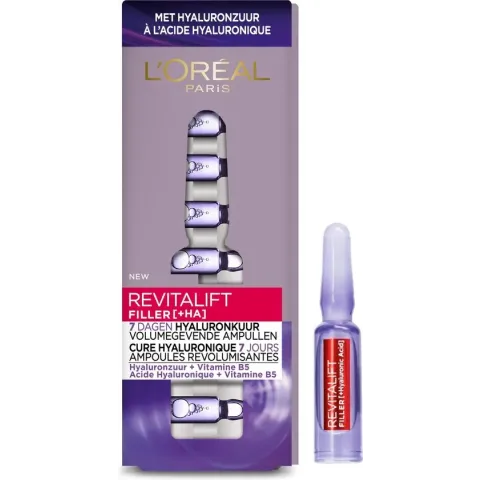 L’Oréal Paris Skin Expert Revitalift Filler Hyaluronzuur Ampullen - Kuur 7 dagen