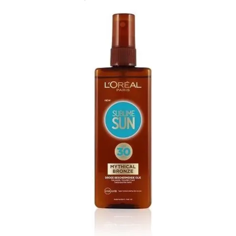 L'Oréal Paris Sublime Sun Mythical Bronze SPF30 - Droge Beschermende Olie - 150ml - Hoge Beschermingsfactor