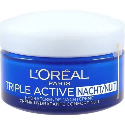 L'Oréal Paris Triple Active Nachtcrème - 50 ml - Hydraterend