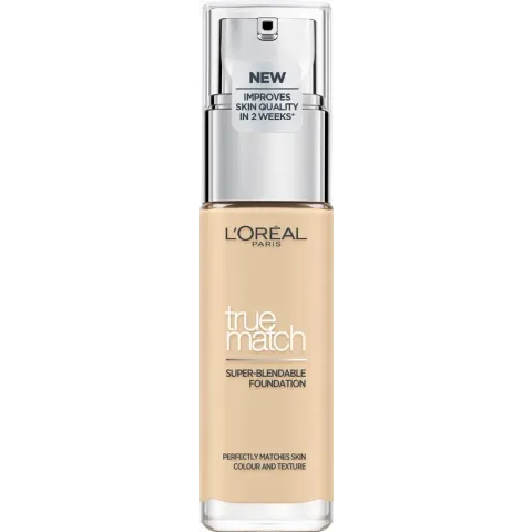 L’Oréal Paris True Match Foundation - 1.W Golden Ivory - Natuurlijk Dekkend