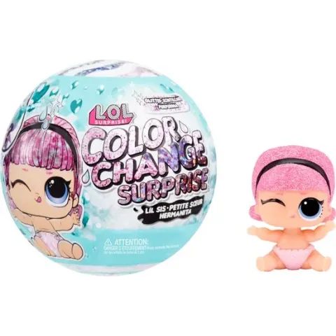 L.O.L. Surprise! Glitter Color Change - Lil Sis met 5 verrassingen