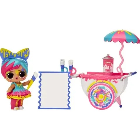 L.O.L. Surprise! Splatters Knutselkar - Meubelspeelset met pop