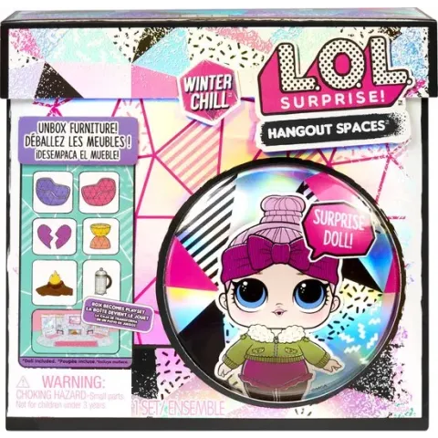 L.O.L. Surprise! Winter Chill Hangout Spaces Cozy Babe Speelset - Minipop