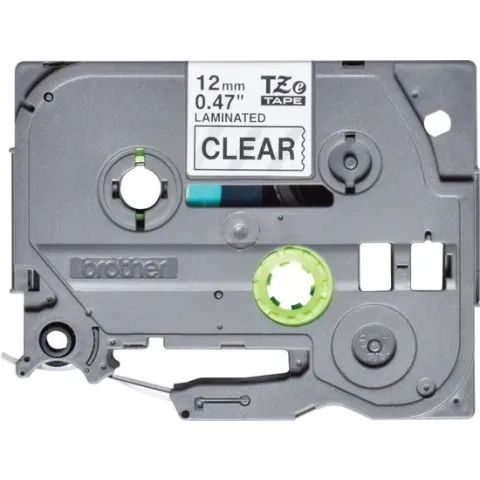 Labeltape Brother TZe, TZ TZe-131S Tapekleur: Transparant Tekstkleur:Zwart 12 mm 4 m