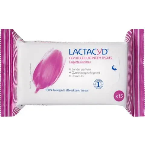 Lactacyd Gevoelige huid - 15 st - Tissues