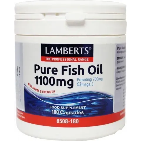 Lamberts Pure Visolie 1100 mg - 180 Capsules - Visolie - Voedingssupplement