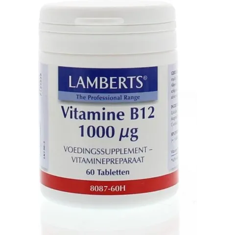 Lamberts Vitamine B12 1000µ - 60 Tabletten - Vitaminen