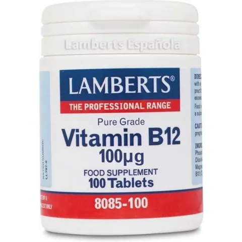 Lamberts Vitamine B12 100µ - 100 Tabletten - Vitaminen