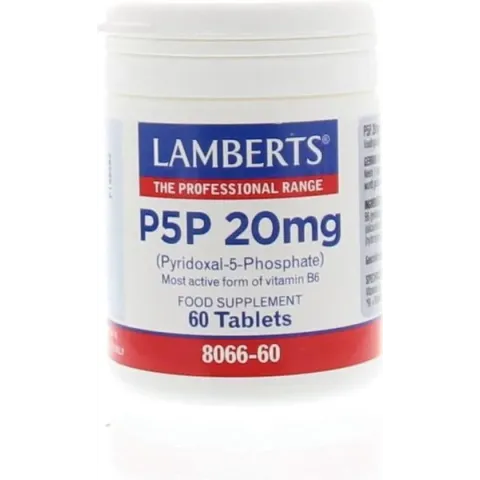 Lamberts Vitamine B6 (P5P) 20 mg 60 tabletten