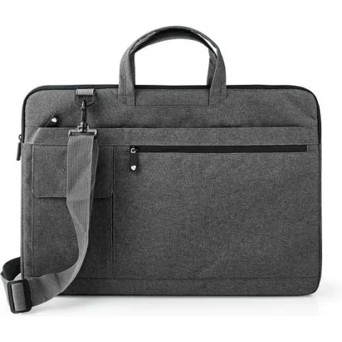 Laptoptas  Schouderband  8 Vakken  17 - 18  Zwart