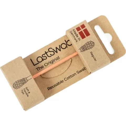 Lastswab | Wasbaar Wattenstaafje | Basic | Peach | Refill | Duurzaam | Herbruikbaar