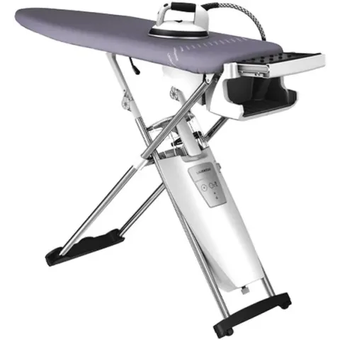 Laurastar S Pure Xtra Strijksystemen, Hygiënische DMS-stoom, Verwijdert Bacteriën en Mijten, Actieve Strijkplank, Geïntegreerde Wieltjes, Afneembaar Waterreservoir…