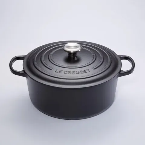 Le Creuset Braadpan Signature Mat Zwart - ø 28 cm / 6.7 Liter