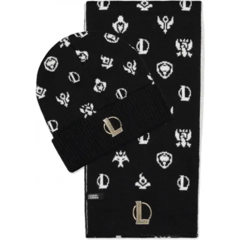 League Of Legends - Black&White Giftset (Beanie & Scarf)
