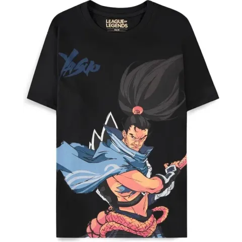 League Of Legends Heren Tshirt -S- Yasuo Zwart