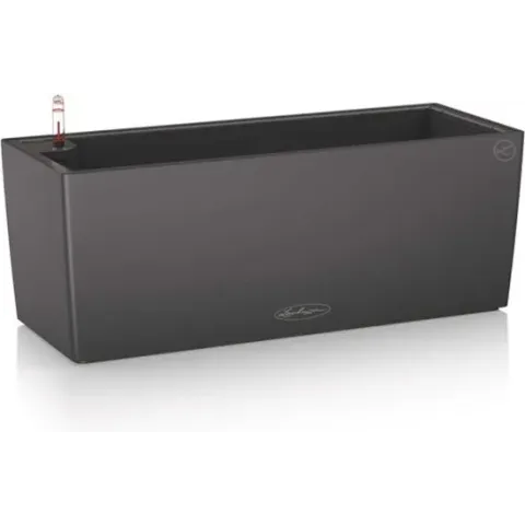 Lechuza - BALCONERA COLOR 50 - plantenbak - leisteengrijs ALL-IN-ONE set