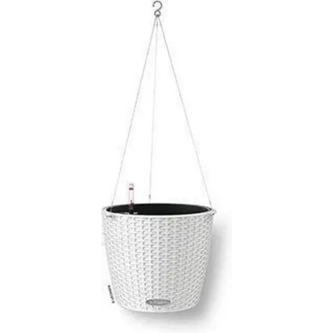 Lechuza - NIDO COTTAGE 28 - Plantenbak - ALL-IN-ONE set - wit