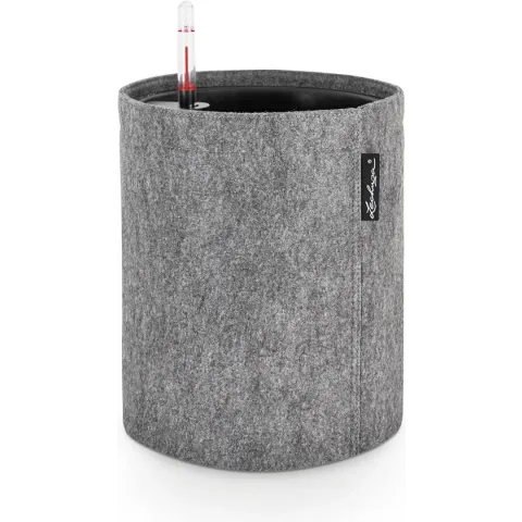 Lechuza - TRENDCOVER 32 VILT - Plantenbak -  ALL-IN-ONE set - dark grey