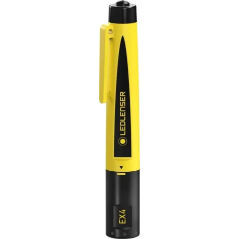 Led Lenser EX4 Pen zaklamp Zwart, Geel