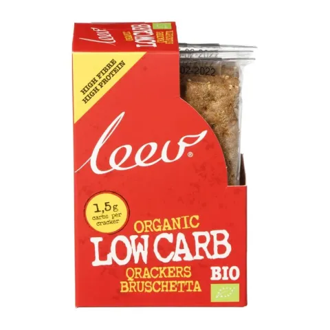 Leev crackers low carb - bruschetta - 80 g