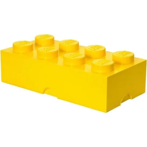 LEGO Brick 8 Opbergbox - 12L - Kunststof – Geel